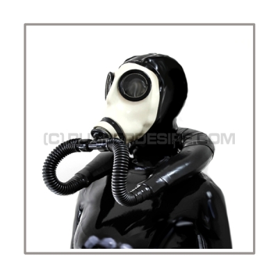 Deluxe Z56 gasmask-zipperhood-system SMELLBAG-Z with neckrespirator-rubbersmell-bag-set